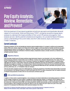 Pay Equity Analysis