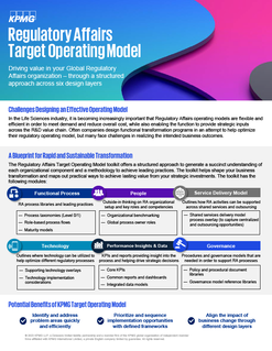 Regulatory Affairs Target Operating Model